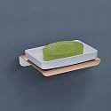 Primax Stainless Steel with ABS Material Soap Dish/Holder/Stand/Tray for Bathroom and Kitchen Bathroom Accessories - Wall Mount(Rose Gold Finish)