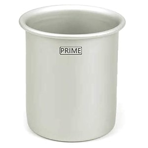 prime bakers and moulders aluminium candle making mould pillar shape 3 inch wide 3x4