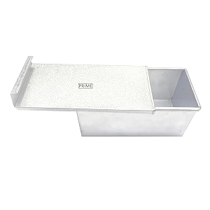 prime bakers and moulders rectangular tin sandwich bread mould loaf tin box with cover 800 gm