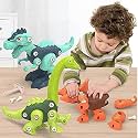 PRIME DEALS Branded Take Apart Dinosaur Toys, Pack of 3 Dinosaurs with Screwdrivers, Dino Kids Building Learning Toys, STEM Toy for Boys and Girls, 3 4 5 6 7 8 Year Old Boys and Girls (Pack of 3)