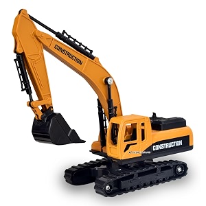 prime deals crane excavator construction toy vehicle for kids- yellow excavator model 1