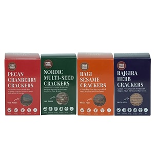 prime foods ragi sesame  rajgira herb  pecan berry nordic multi seed  baked  jain  vegan snack  fiber amp nutritious  rich in calcium vitamin c amp antioxidants  healthy cracker  80 grams each