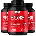 Force Factor Prime HGH Secretion Activator, 3-Pack, HGH Supplement for Men with Clinically Studied AlphaSize to Help Trigger HGH Production, Increase Workout Force, &amp; Improve Performance, 225 Count