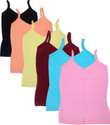 PRIME KNITS Camisole For Girls (Multicolor, Pack of 6)