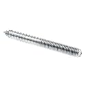 Prime-Line 9049986 Hanger Bolts, 5/16 In.-18 X 3 In., Zinc Plated Steel (10 Pack)