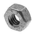Prime-Line 9073318 Finished Hex Nuts, 1/4 in.-20, A563 Grade A Hot Dip Galvanized Steel (100 Pack)