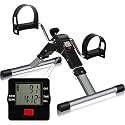 Prime Mini Cycle Pedal Exerciser|Adjustable Resistance, LCD Display | Arm & Leg Workout |Under Desk Bike for Home & Office|Physiotherapy & Seniors|Non-Slip, Portable |