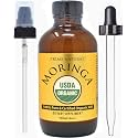 PRIME NATURAL Organic Moringa Oil, Pure,Cold Pressed, USDA Certified - 4oz