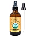 PRIME NATURAL Rose Water Spray 4oz/120ml, USDA Certified Organic, Facial Toner, Hydrating Mist for Face & Hair - Bulgarian, 100% Pure, Natural, Preservative-Free, Moisturizer from Fresh Rose Petals