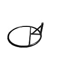 Prime Pigeon Iron Outdoor/Indoor Swing/Jhula/Hammocks Stand, Standard Size. (Black Curve)(Swing iron stand)