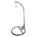 Prime Pigeon Iron Outdoor/Indoor Swing/Jhula/Hammocks Stand, Standard Size. (Black)