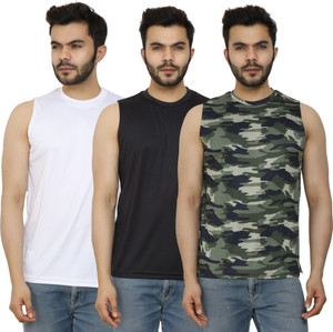 prime plus pack of 3 sando men sports gym vest combo 05 men vest