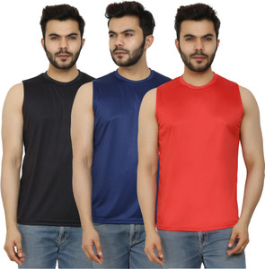 prime plus pack of 3 sando men sports gym vest combo 160 men vest