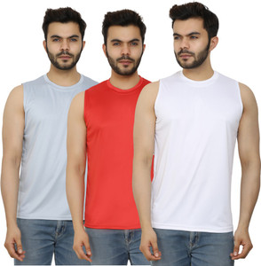 prime plus pack of 3 sando men sports gym vest combo 258 men vest