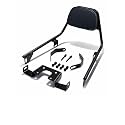 Cushion Backrest Pad Compatible with Yamaha XSR 155 BS6 – Pillion Rider Back Support | Premium Comfort | Easy Install