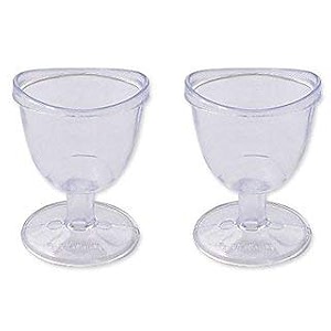 om printed non toxic plastic eye wash cup - pack of 4