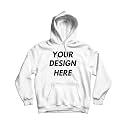 Unisex Customized White 100 Cotton Hoodie 