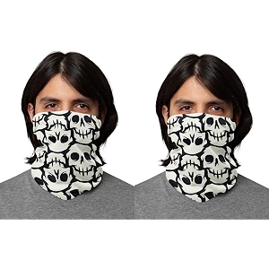 primebox men motorcycle riding face cover skin protection balaclava mask for bikers uv anti dust neck gaiter pack of 2pcs bandana