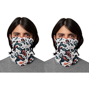 primebox men motorcycle riding face cover skin protection balaclava mask for bikers uv anti dust neck gaiter pack of 2pcs bandana