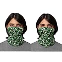 PrimeBox Men Motorcycle Riding Face Cover Skin Protection Balaclava Mask for Bikers UV Anti Dust Neck Gaiter Pack of 2pcs Bandana