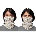 PrimeBox Men Motorcycle Riding Face Cover Skin Protection Balaclava Mask for Bikers UV Anti Dust Neck Gaiter Pack of 2pcs Bandana
