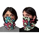 PrimeBox Men Motorcycle Riding Face Cover Skin Protection Balaclava Mask for Bikers UV Anti Dust Neck Gaiter Pack of 2pcs Bandana