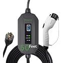 PRIMECOM Level 2 Electric Vehicle (EV) Charger (220V / 240Volt, 16Amp) Portable EVSE Smart Electric Car Charger, 30', 40', and 50 Feet Lengths (NEMA L14-30P, 50 Feet)