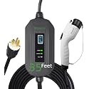PRIMECOM Level 2 Electric Vehicle (EV) Charger (220V / 240Volt, 16Amp) Portable EVSE Smart Electric Car Charger, 30', 40', and 50 Feet Lengths (NEMA 6-20P, 35 Feet)