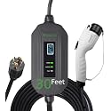 PRIMECOM Level 2 Electric Vehicle (EV) Charger (220V / 240Volt, 16Amp) Portable EVSE Smart Electric Car Charger, 30', 40', and 50 Feet Lengths (NEMA L14-30P, 30 Feet)