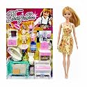 Dollhouse Playset Portable Sets House 20 Accessories with 1 Doll Dollhouse Playset for Girl's (Pack of 2)