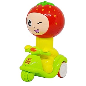 unbreakable funny cartoon pull back friction power diecast toy vehicle push and go crawling toys for boys and girl39s kids 3 years multicolor happy-moto