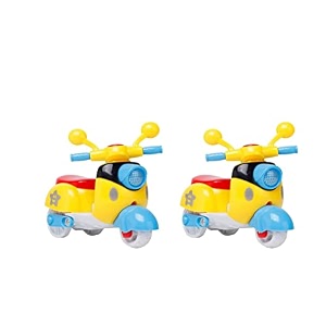 unbreakable funny cartoon pull back friction power diecast toy vehicle push and go crawling toys for boys and girl39s kids 3 years multicolor scooter-02