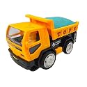 Unbreakable Funny Cartoon Pull Back Friction Power diecast Toy Vehicle Push and Go Crawling Toys for Boys and Girl's Kids, 3 Years (Multicolor) (Tops-Truck)