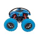 Unbreakable Funny Cartoon Pull Back Friction Power diecast Toy Vehicle Push and Go Crawling Toys for Boys and Girl's Kids, 3 Years (Multicolor) (MONESTER-Power-Blue)