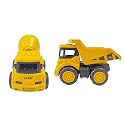 Unbreakable Funny Cartoon Pull Back Friction Power diecast Toy Vehicle Push and Go Crawling Toys for Boys and Girl's Kids, 3 Years (Multicolor) (LEFAN-JCB-DUMPER-CPMBO-02)