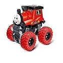 Unbreakable Funny Cartoon Pull Back Friction Power diecast Toy Vehicle Push and Go Crawling Toys for Boys and Girl's Kids, 3 Years (Multicolor) (TRAIN-FRIEND-02)