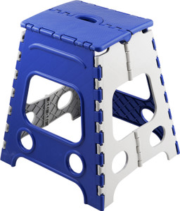 Primelife 18 Inch Plastic Folding Stool Quick-Fold