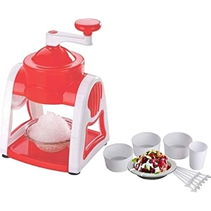 primelife ice gola slush maker ice snow maker machine with 3 bowl 1 glass 6 sticks and 1 dish random colour