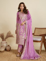 Primesky Embellished Kurta TrouserPant Dupatta Set