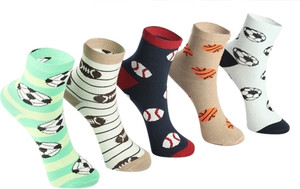 primesox move on boys printed mid-calfcrew pack of 5