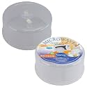 Primeway® Microwave Lid Multipurpose Plastic Tall Food Cover, 8.5 inch Dia, Height - 9cm, Pack of 2, Transparent, 21cm (Pack of2)