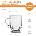 PrimeWorld Unique Coffee Mug with Handle-500ml Set