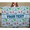 Prince Kids Throw Blanket - Custom Personalized Fleece with Name, 60x80 in
