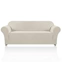 PrinceDeco Couch Covers for 3 Cushion Couch Sofa Pet Friendly Extra Large Couch Cover for Oversized Sofa Washable Furniture Protector Fitted Sofa Slipcovers Stay in Place(XL Sofa, Island Fossi)