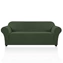 PrinceDeco Couch Covers for 3 Cushion Couch Sofa Pet Friendly Extra Large Couch Cover for Oversized Sofa Washable Furniture Protector Fitted Sofa Slipcovers Stay in Place(XL Sofa, Bronze Green)