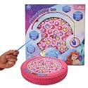 Princess Musical Fishing Game for Kids - Electronic Rotating Board with 45 Fishes &amp; 4 Poles, Pink Ocean Theme Educational Toy, Battery Operated Interactive Fun for Girls &amp; Boys Age 3+
