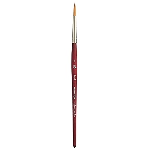 princeton velvetouch short handle round paintbrush no 6