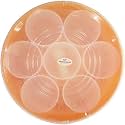 Princeware Plastic New Spice Container - 8 Pieces (Orange).