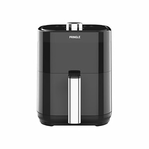 pringle af1408 manual air fryer 32l for home with timer control fry bake roast toast defrost grill 360 high speed air circulation technology 1250 w with non-stick 32 l basket- black