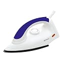 Pringle DI-1109 1000W Automatic Dry Iron | Large Soleplate | Anti-Bacterial German Coating | Quick Heat | Shock Proof | Iron Box | 18 Months Onsite Warranty | White Blue